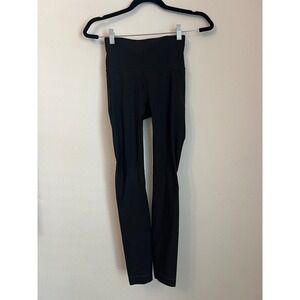 Lululemon Black‎ High Rise Workout Leggings Athleisure Activewear